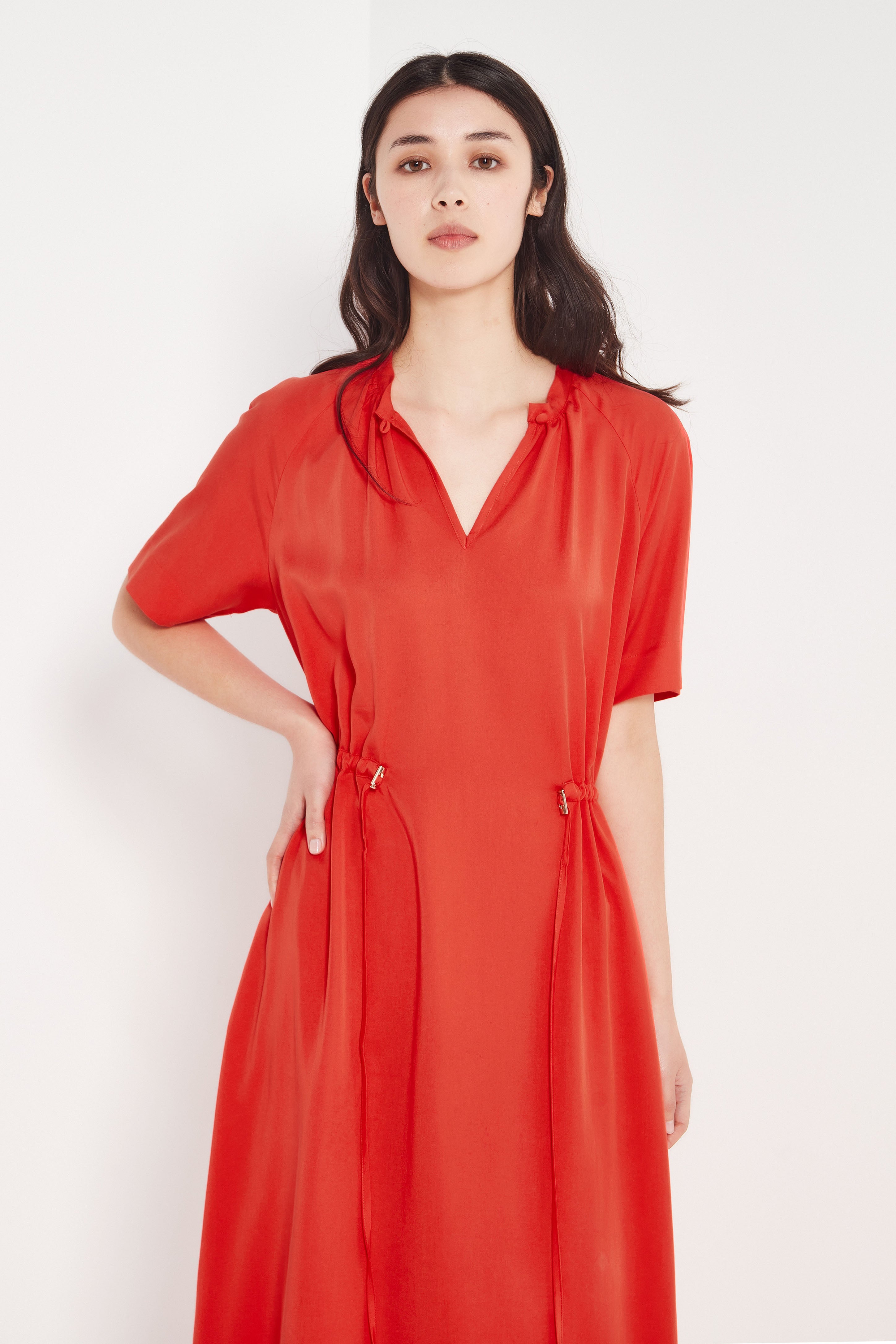 The Nixon Dress in Poppy