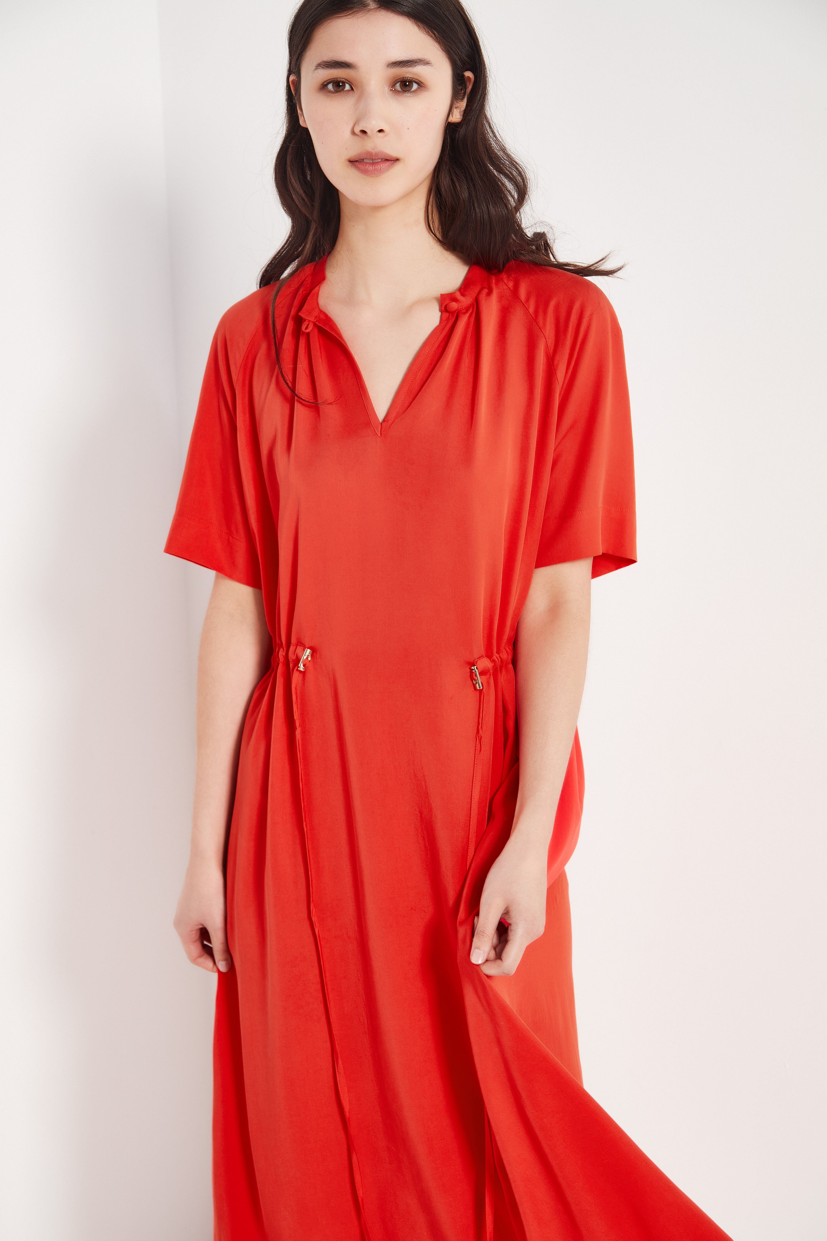 The Nixon Dress in Poppy