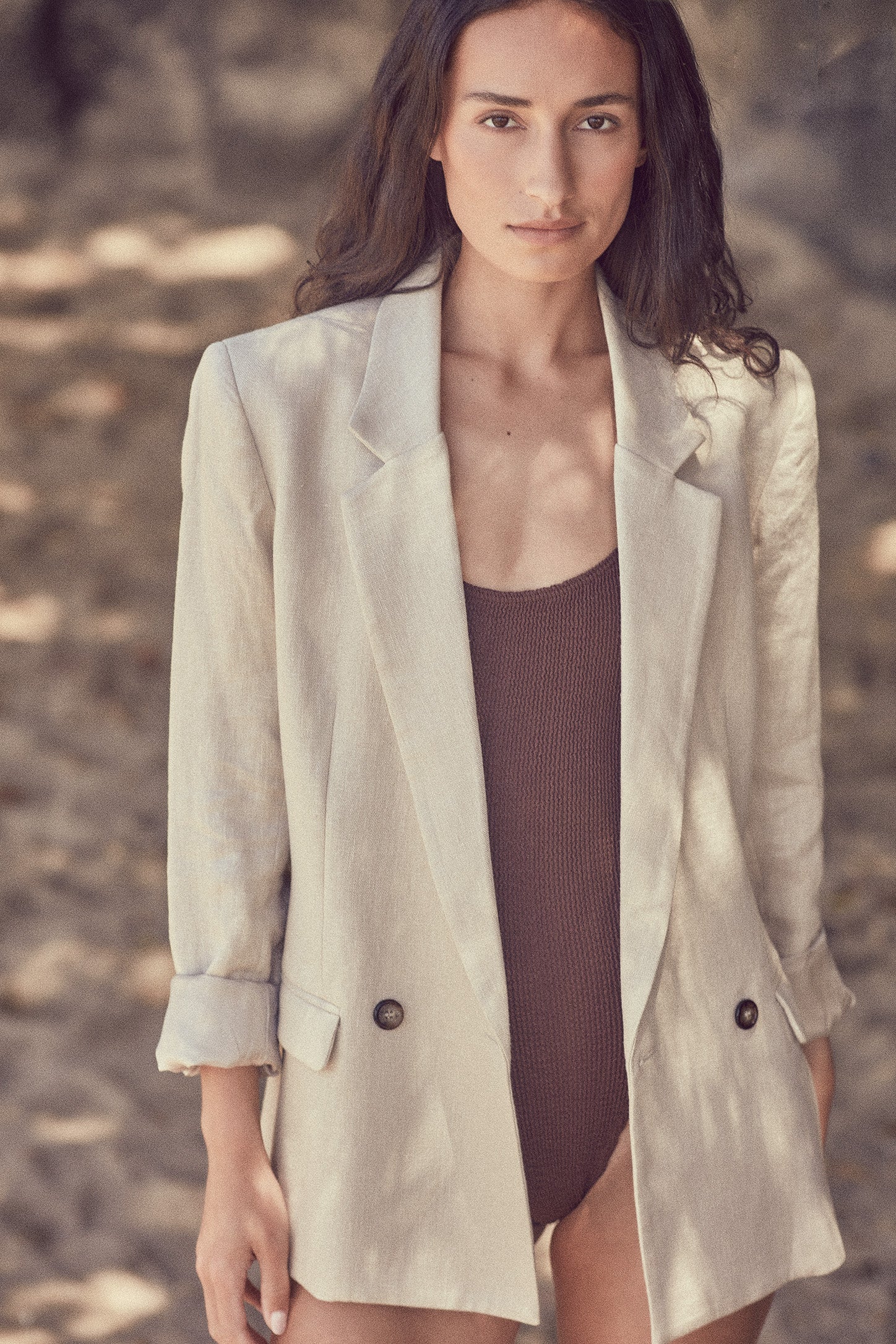 The Whitman Jacket in Natural Linen