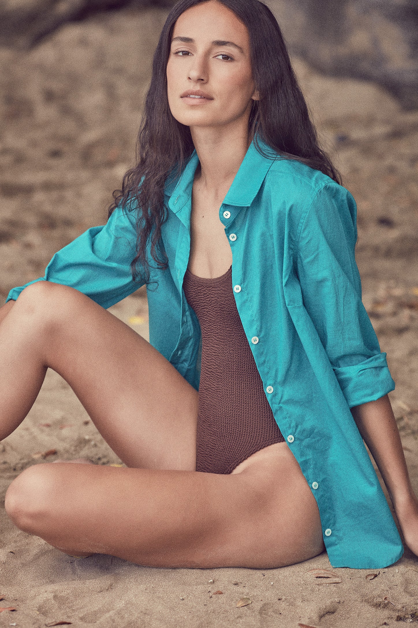 The Cairo Shirt in Cerulean Blue