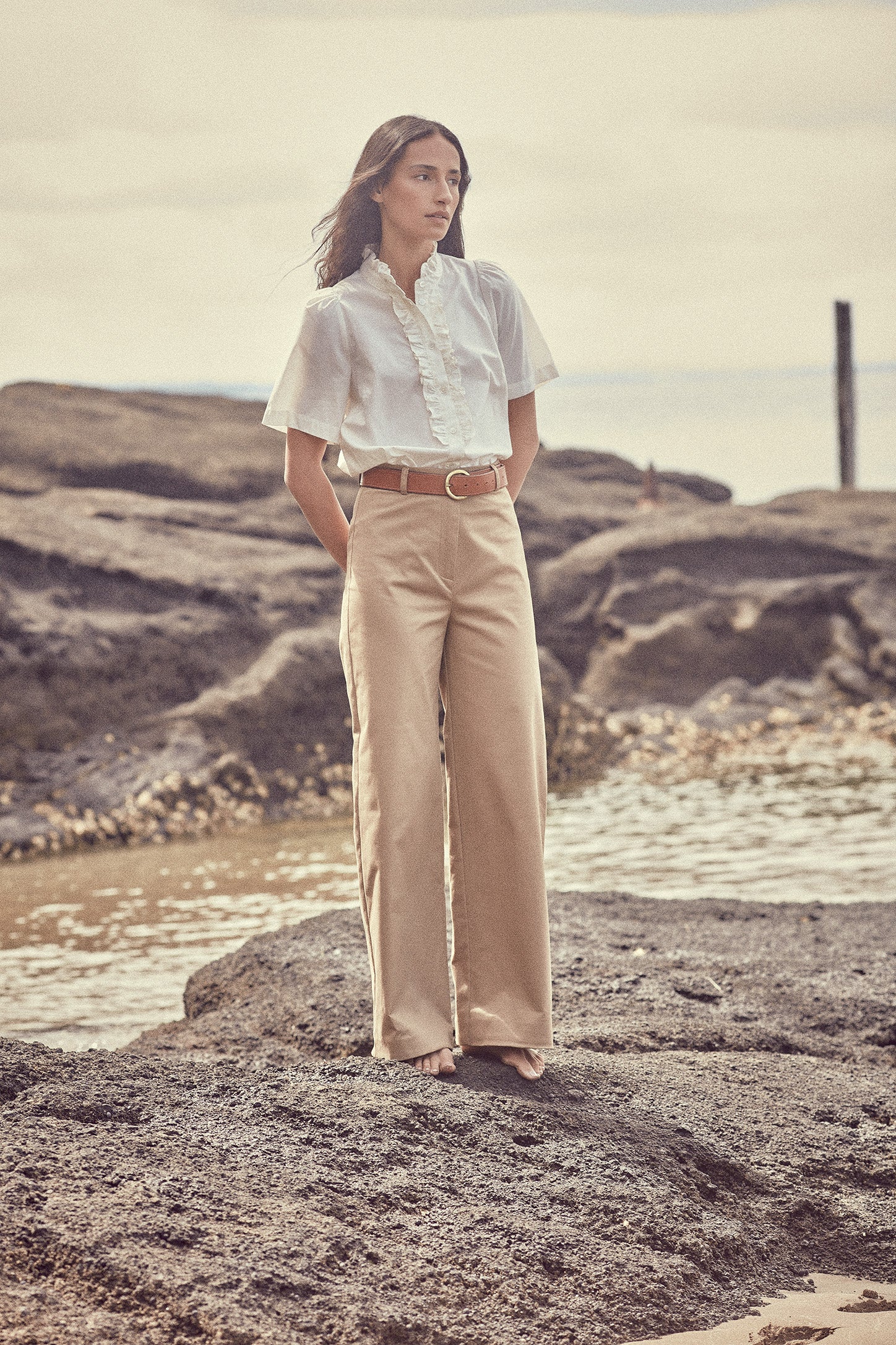 The Joplin Trouser in Tan