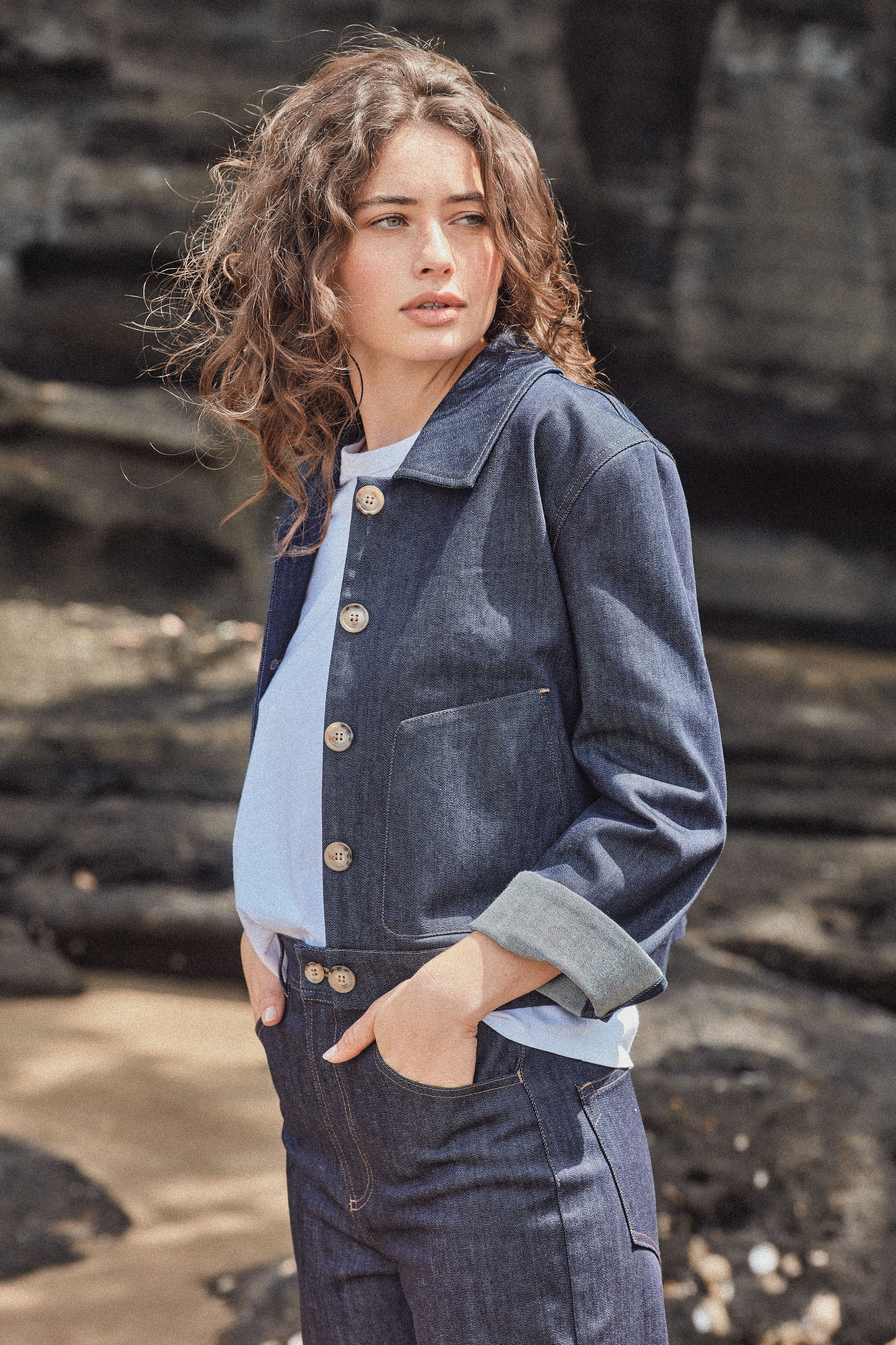 The Livingston Jacket in Indigo Denim