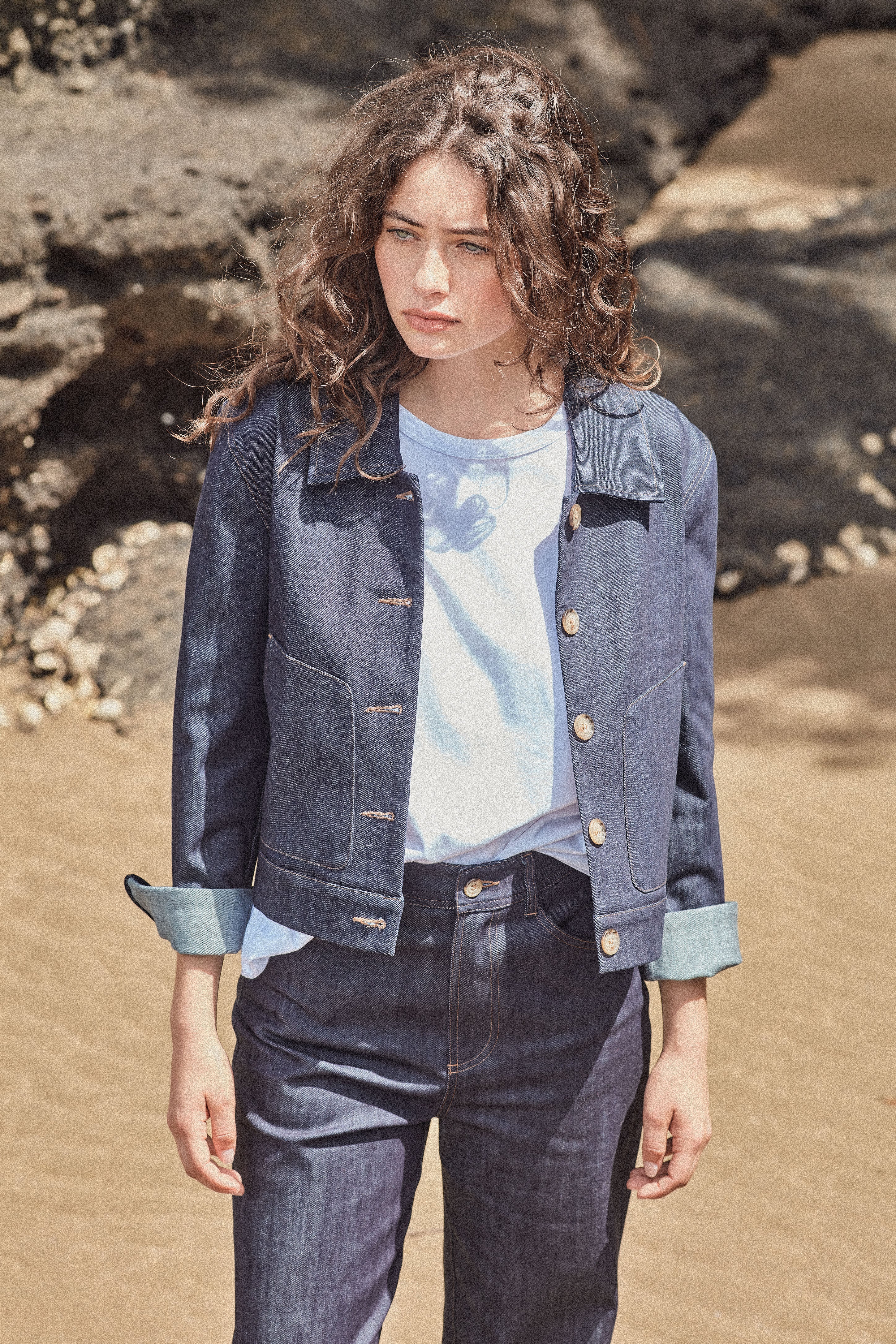 The Livingston Jacket in Indigo Denim