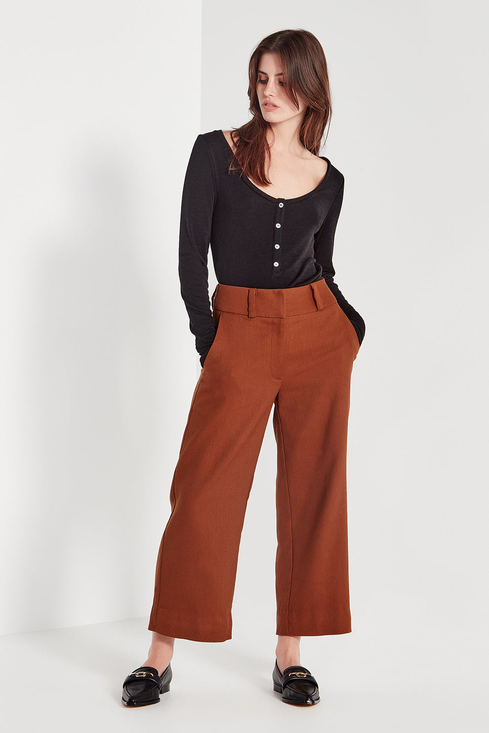 The Willow Trouser in Ginger