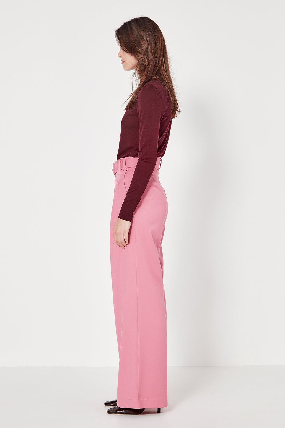 The Asher Trouser in Peony