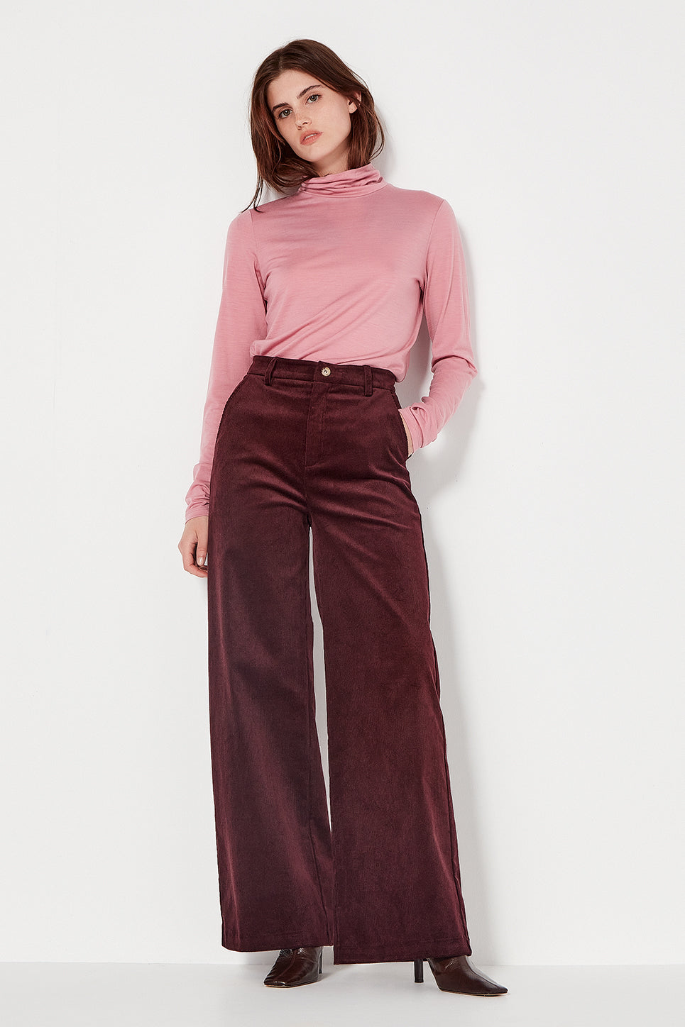 The Cardiff Trouser in Bordeaux