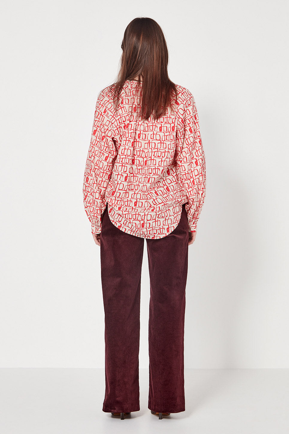The Matisse Blouse in Abstract Print