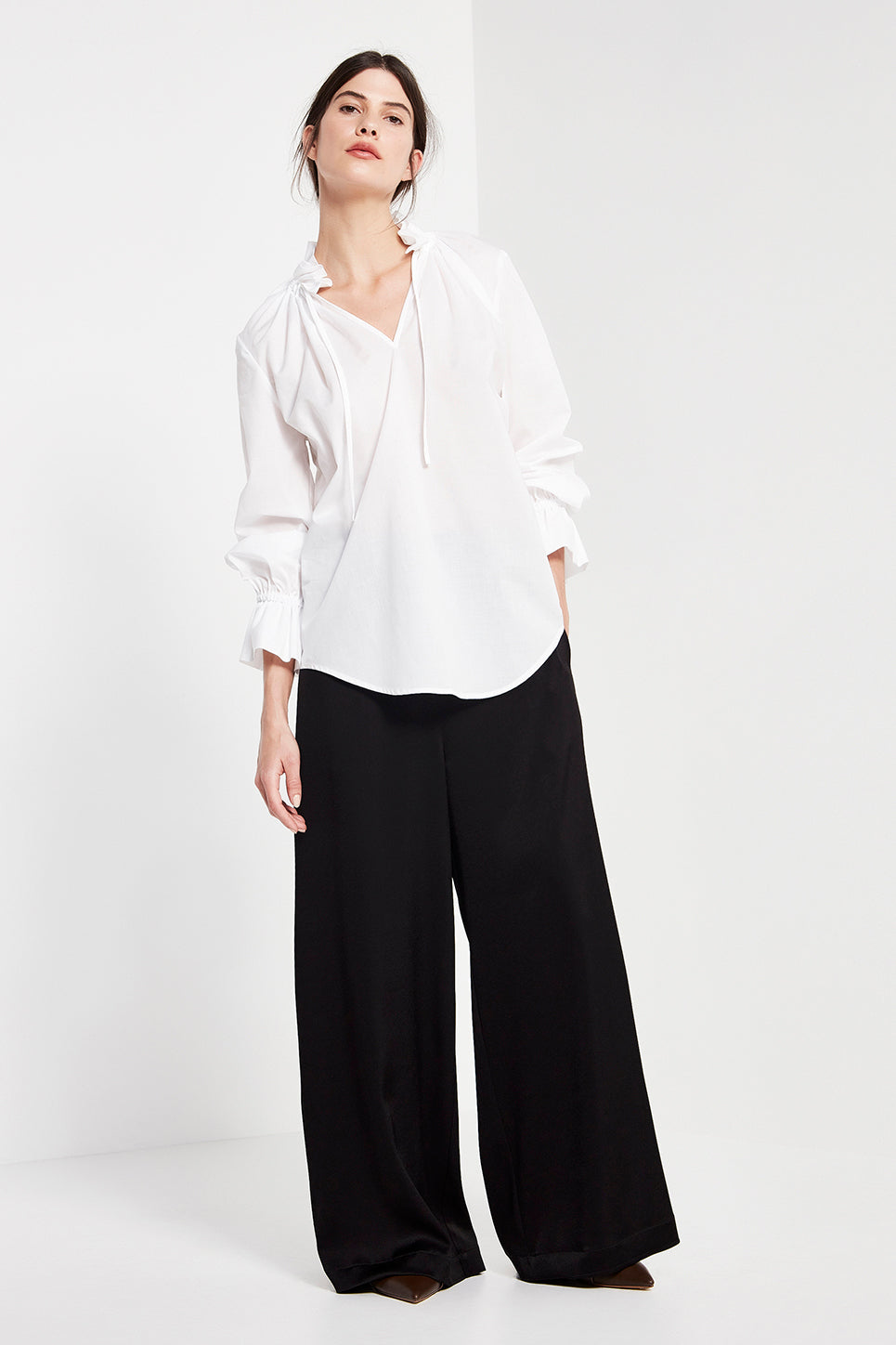 The Magnolia Blouse in White