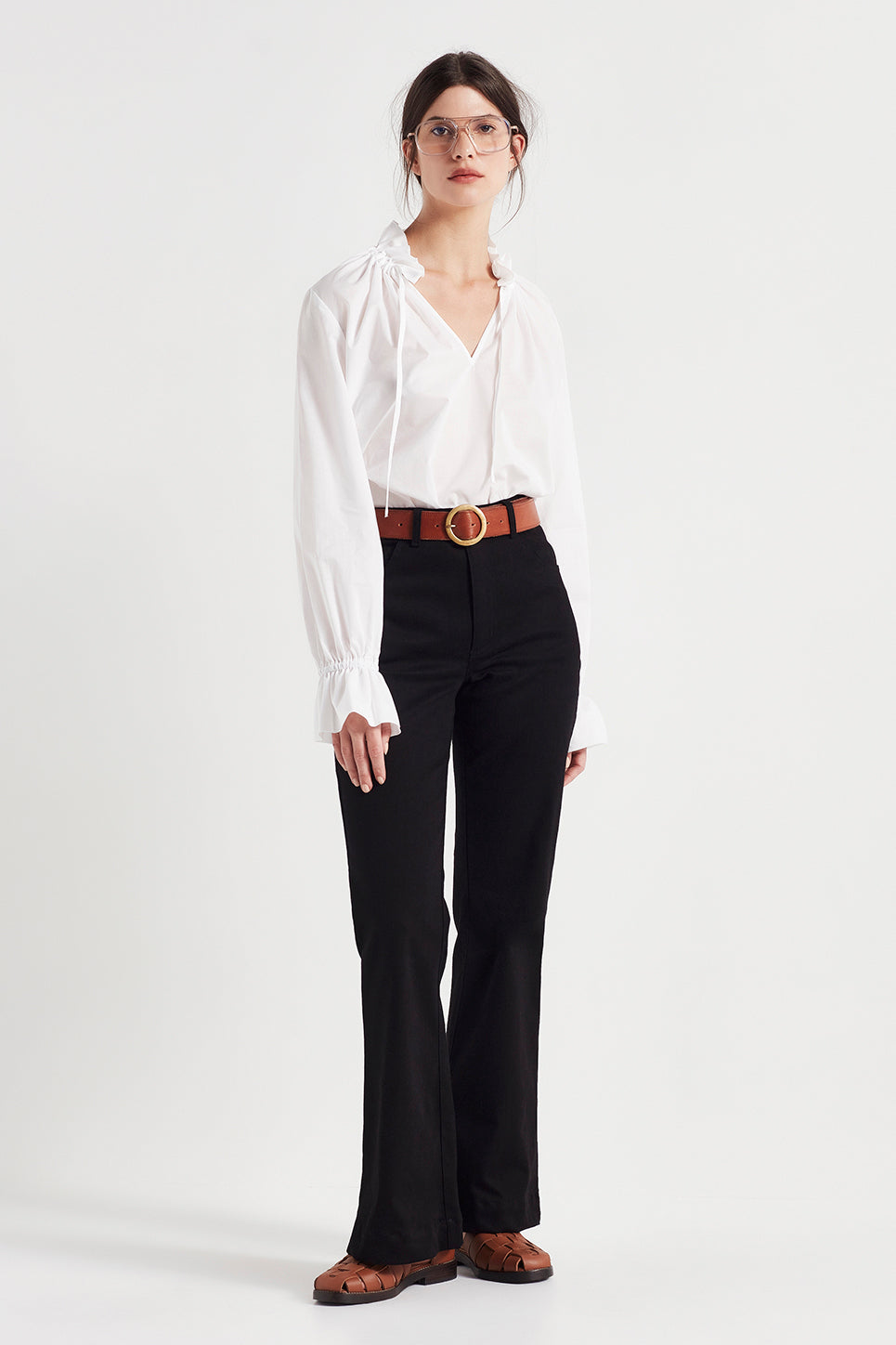 The Magnolia Blouse in White