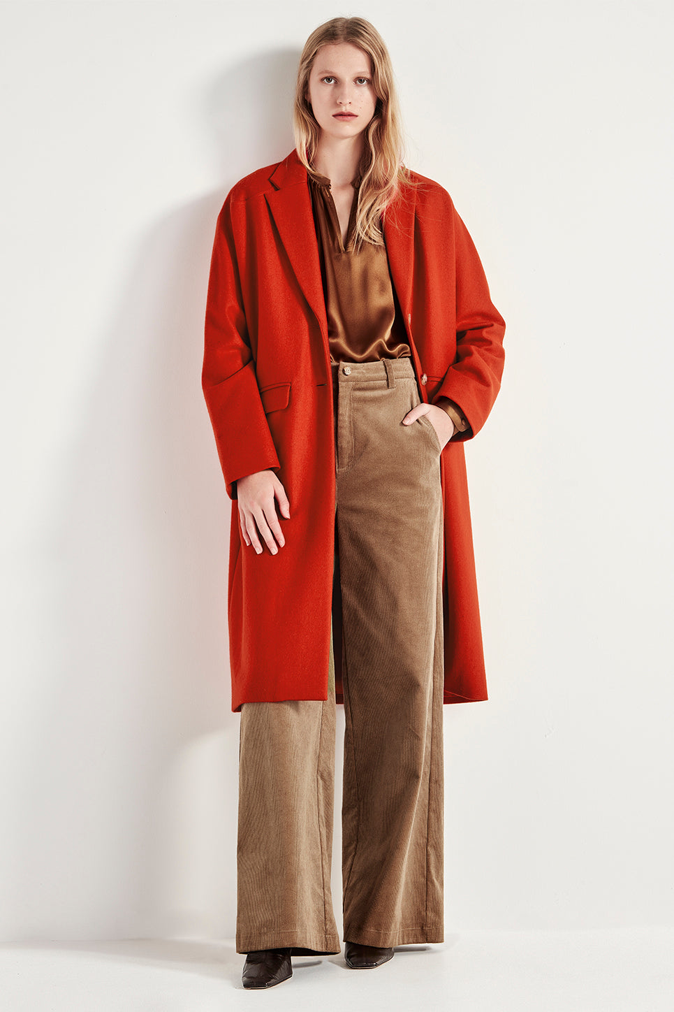 The Helsinki Coat in Poppy