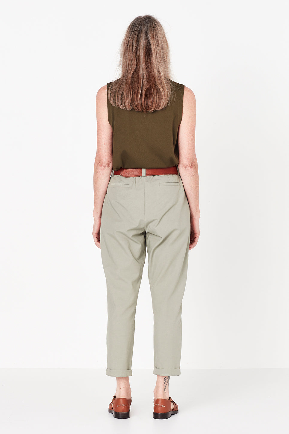 The Cooper Trouser in Sage