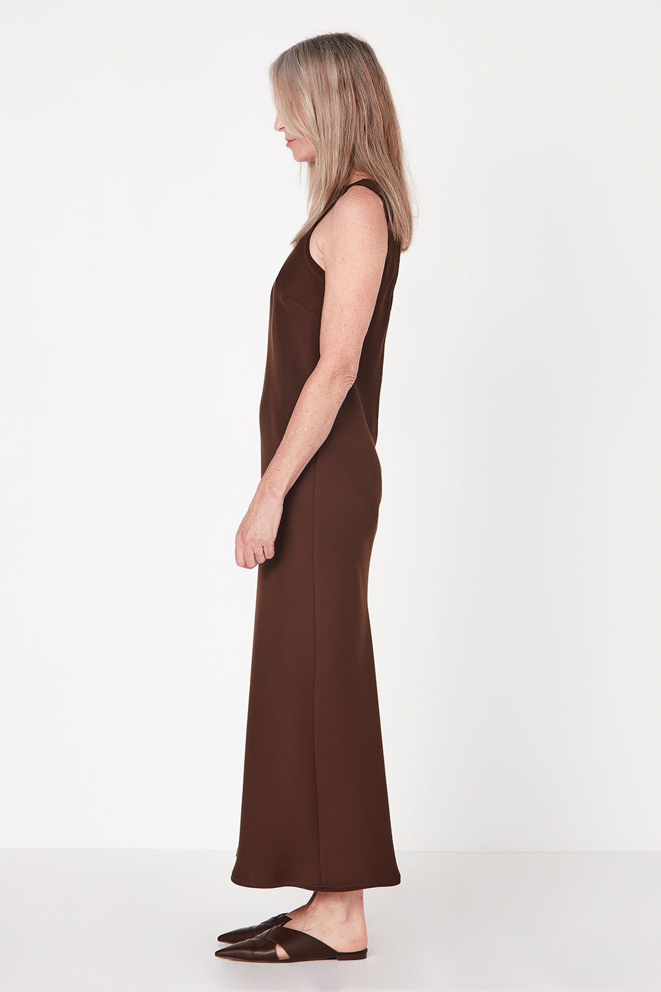 The Quinn Dress in Chocolate